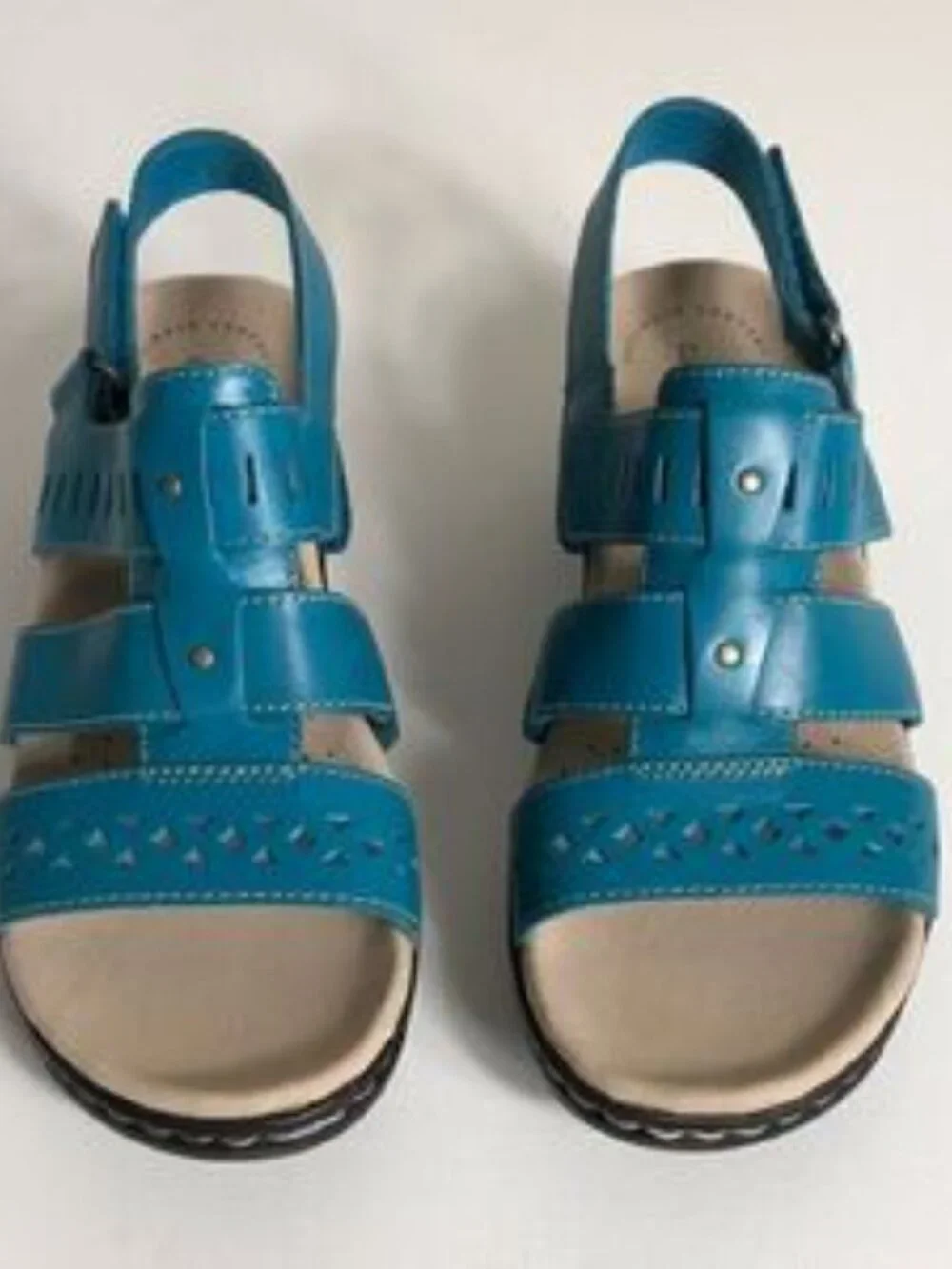 Clarks Lexi Qwin Collection Leather Cut-Out Sandal